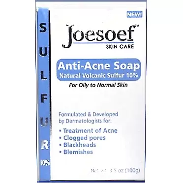 JOESOEF SKIN CARE Sulfur Soap - Medical Grade OTC Dermatologists Approved 40 yrs for Acne