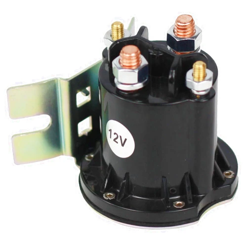 Gradora Starter Solenoid Switch Relay 4 Terminal Current 150A Max 800A Replacement for Trom-Betta 684-1251-212 684-1261-212 PowerSeal DC Contactor w/L-Bracket