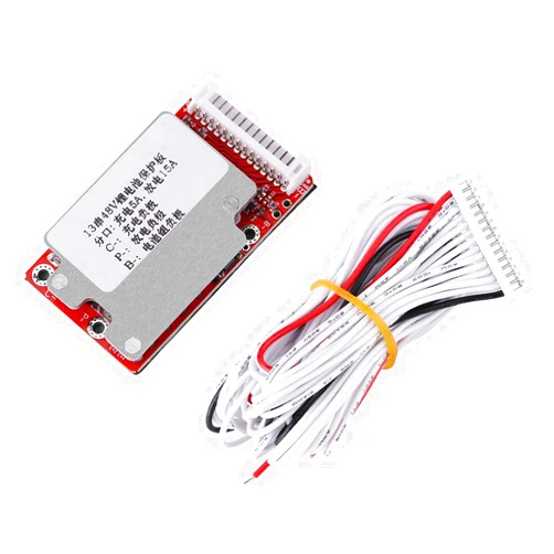Walfront Battery BMS PCB Board for 13Series 48V/54.6V Li-Ion Li-Polymer Batteries