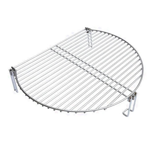 Only fire Onlyfire Stainless Steel Grill Expander Cooking Grate Fits for Charcoal Kettle Grills Like Weber,Char-Broil and Ceramic Grills Like Large Big Green Egg,Kamado Joe Classic,Pit Boss,Louisiana