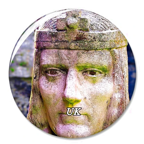 Kxrsm UK England King Richard Iii Visitor Centre Leicester Fridge Magnet Decorative Magnet Tourist City Travel Souvenir Collection Gift Strong Refrigerator Sticker