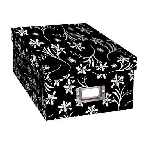 Pioneer Photo Albums B-1BW Storage Box, Ruby Design