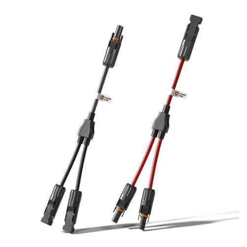 FLYING LION Solar Panel Solar Connector Y Branch Parallel PV Adapter Cable Wire Plug Tool Kit (M/FF + F/MM)