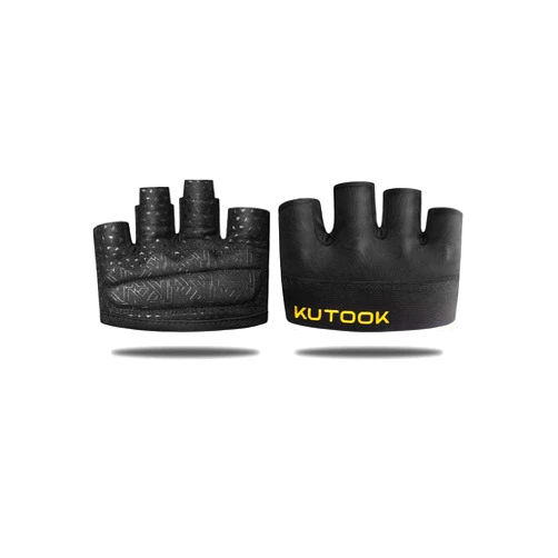 KUTOOK Weight Lifting Workout Gloves for Men/Women, 3mm XRD Padding Grip Gym Gloves, Breathable Partial Gloves for Calluses, Weightlifting Gloves for Exercise, Kettlebell, Pull-Ups, Cross Training