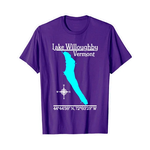 Designed by GeoGearCo Lake Willoughby - Vermont T-Shirt