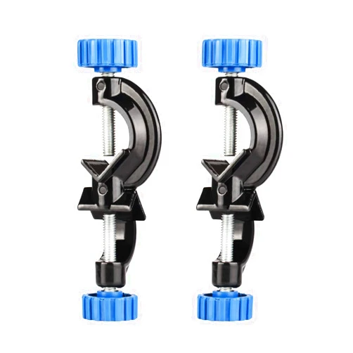StonyLab 2-Pack Adjustable Bosshead Clamp Holder, Lab Heavy Duty Boss Head Clamp Holder Aluminum Alloy Body, up to 16mm Rods for Laboratory Use
