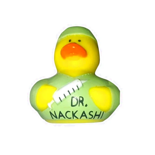Handmade Custom Doctor Surgeon Rubber Duck in Scrubs