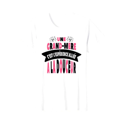 Cadeau Fete des Grand Mere Personnalisé Mamie Womens Bonne Fete Mamie Cadeau Fete des Grand Mere personnalisé T-Shirt