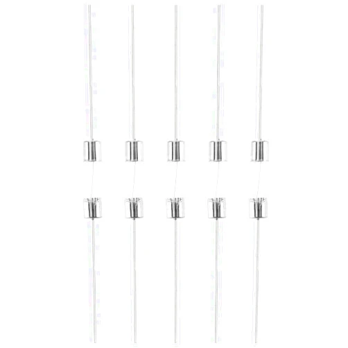 Fielect 20Pcs Glass Tube Fuses Axial with Lead 15A 250V Fast Blow Glass Fuse 5x20mm for Replacing or Repairing Many Home Electronics (F15A)