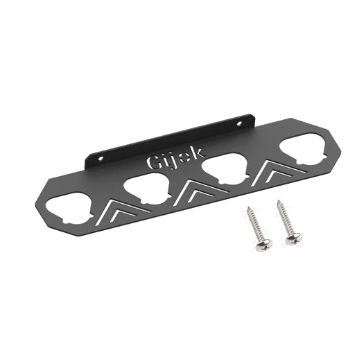 Gijok Battery Holder for Milwaukee M12, Mount 4 Slot Battery Holder Compatible with Milwaukee m12, Battery Holder for Milwaukee 12V, Battery Storage for Milwaukee (for Milwaukee 12v-Black)
