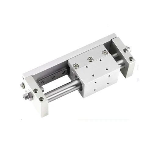 BAWHO Magnetic Coupling Rodless Cylinder with Guide Rail RMH10/16x50/100/200//300/400/500S 1Pcs(RMH10X100)