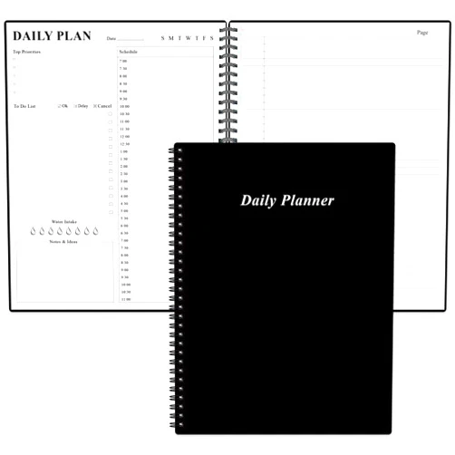 Heveboik Daily Planner Undated - 8.5