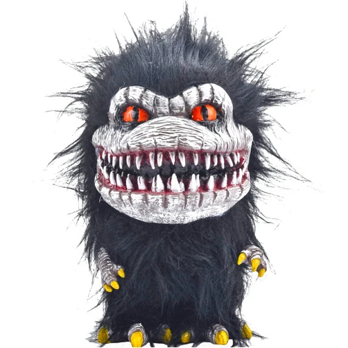Abitoncc Alien Monster Prop Doll, Creepy Plush Doll Movie Stuffed Toy, Black Funny Ugly Space Crite Horror Gifts for Adult Collector on Halloween Birthday