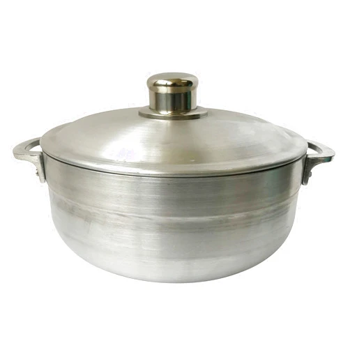 Wee's Beyond Heavy Gauge Caldero Dutch Oven with Aluminum Lid, 4.8 quart, Silver