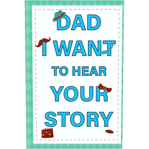 HAVERD hamdawi Dad I Want to Hear Your Story: Father's Guided & Keepsake Journal To Share His Life and His Love (fathers day gift from son, wife, mother,)