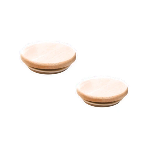 Jartastix 60mm Small Beech Wood Lids for Weck Canning Jars | Fits 080, 755, 760, 762, 902, 763, 764, 766, 905, 975, 995 (60mm // 2 Pack)