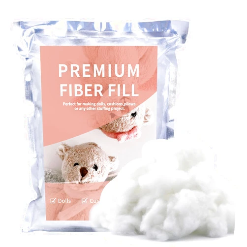 ZXIIXZ 100g/3.5oz Polyester Fiber Fill Premium Polyester Fiberfill Fiber Fill Stuffing Fluff Stuffing High Resilience Stuffing for Stuffed Animal Crafts, Pillow Stuffing, Cushions Stuffing