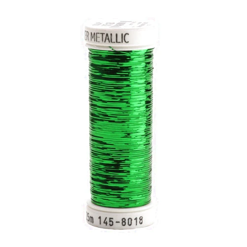 Sulky Of America 215d 40wt Sliver Metallic Nylon/Polyester Thread, 250 yd, Christmas Green