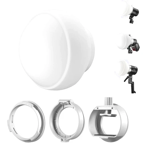 GODOX ML-CD15 Softbox Diffusion Dome Kit with 3 Adapters for godox V1 AD100PRO AD200PRO V860III V860II V850II TT685II TT685 TT600 TT560II TT520II TT660S AD200 ML30 ML30Bi ML60 ML60Bi AD300PRO AD400PRO