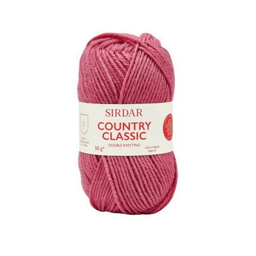 Sirdar Country Classic DK Double Knitting, Pink (857), 50g