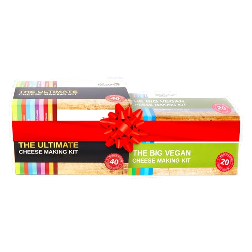 The Big Cheese Making Kit Ultimate Cheese & Vegan Cheese Making Kit Bundle – DIY Cheese Maker for 16 Cheeses – Mozzarella, Mascarpone, Feta, Ricotta, Parmesan & More – Dairy & Dairy-Free Cheese Making Supplies