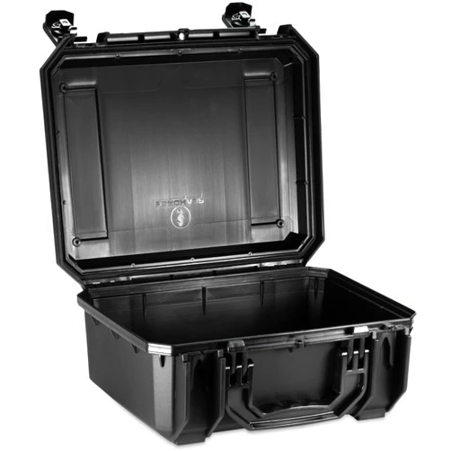Seahorse 530 Heavy Duty Protective Dry Box Case Without Foam - TSA Approved / Mil Spec / IP67 Waterproof / USA Made for Cameras, Action Cameras, Firearms, Camping, Kayaks (Black)