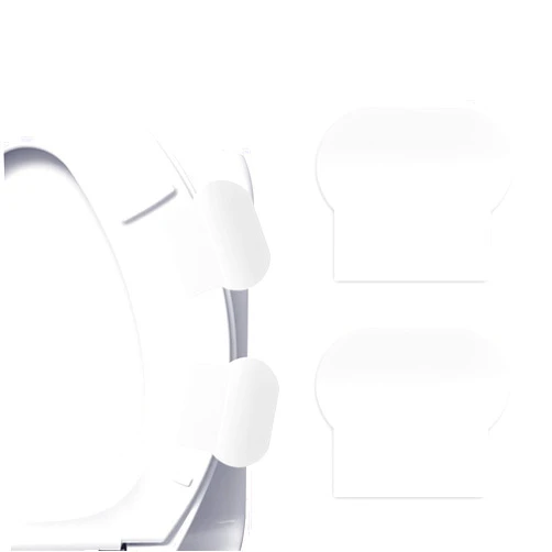Sliverdew Toilet Seat Lifter,2 Pack Self Adhesive Toilet Cover Lifter Sticky Toilet Lid Raise Lifter Handle Avoid Touching Toilet Lid Handle Toilet Lift Tools Multi-Function Handles for Office, Home, Hotel