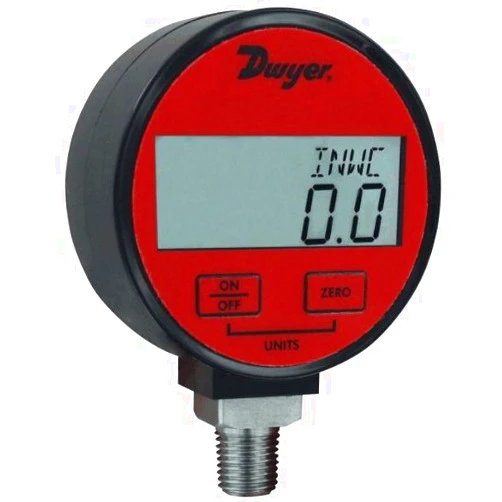 Dwyer® Digital Pressure Gage, DPGA-12, 1% Accuracy, Air & Compatible Gases, -30