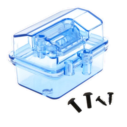 Share Goo ShareGoo Waterproof Receiver Protector ESC Dustproof Case Transparent Box Compatible with Traxxas TRX-4 Huanqi727 1/10 RC Crawler Car