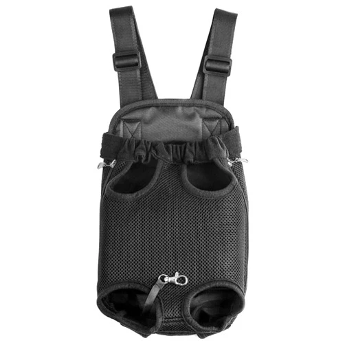 GEEPET Legs Out Front-Facing Dog Carrier Hands-Free Adjustable Pet Backpack Carrier for Walking Hiking Bike and Motorcycle (Medium)