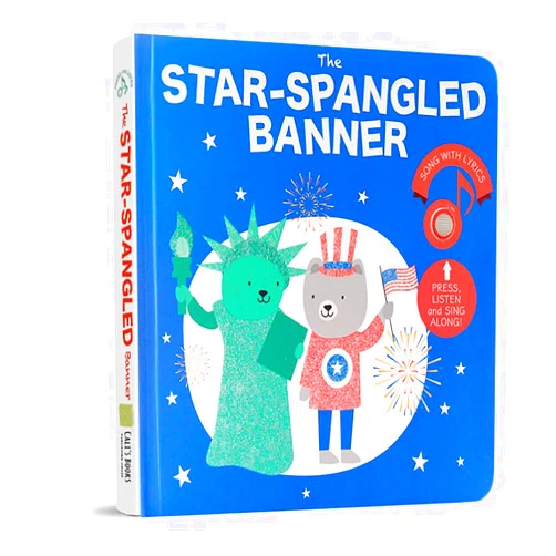 Cali's Books The Star-Spangled Banner | 4th of July Book for Kids | Sound Books for Toddlers 1-3 | Excerpts from The First Verse of The United States National Anthem