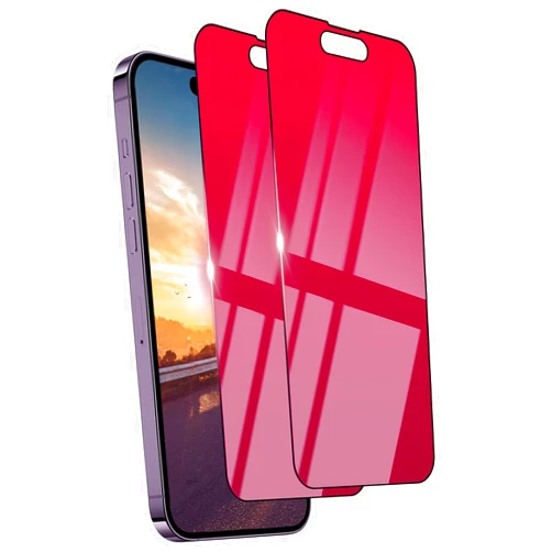 Ifaeveus 2 Pack Privacy Screen Protector for iPhone 14 Pro Max Tempered Glass [9H+ Hardness] 6.7inch Private Saver Anti-Blue Light Anti-Scratch Full Coverage No Bubble