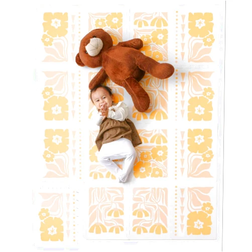 Primica Comfortable Baby Play Mat Tiles to Create a Safe and Soft Play Area for Little Ones - Large Baby Mat for Floor, Perfect Kids Play Mat, Use it as Foam Floor Tiles (Sunshine Meadow)