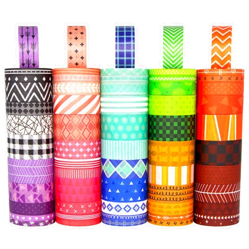 KOVANO 60 Rolls Washi Tape Set - Decorative Adhesive Masking Tape for Scrapbooking Supplies,DIY Crafts,Bullet Journals,Gift Wrapping,Party Decorations and Planners,Each Roll 5.4yd Total 328yd