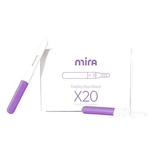 Mira Fertility MAX Wands, Ovulation Test Strips for Women, Monitor and Detect Ovulation at Home, Track PdG, LH and E3G, Use with The Digital Mira Fertility Monitor Kit + App, 20 Tests