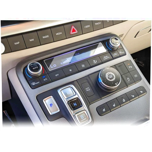 ZCLINKO LUWU for 2023 Hyundai Palisade Screen Protector Display PET Plastic Anti-Scratch 2023 Palisade Climate Screen Protector Palisade Touchscreen Protective Film AC Protector 2023 Palisade Accessories 2PCS