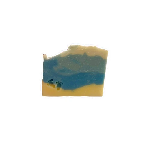 Sweet Jama Trading Co Holiday House Handcrafted Artisan Exfoliating Sea Salt Body Soap with Korean Red Ginseng