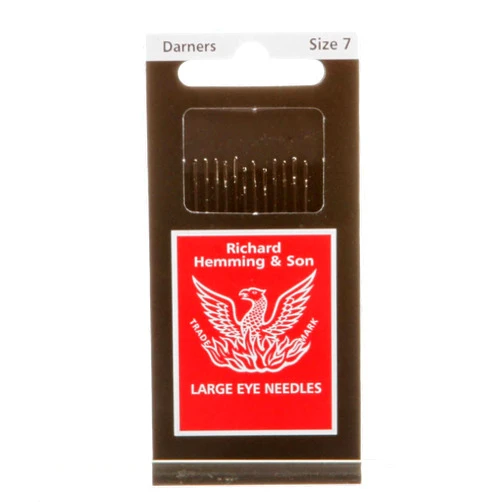 Hemming Richard Darners Hand Sewing Needles Size 7 Pkg of 12