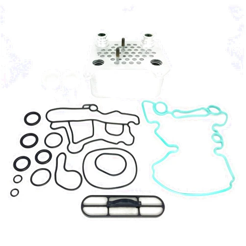 AngyMeck Oil Cooler Kit Compatible with 2004-2010 Ford E350 E450 Super Duty Compatible with 2003-2005 Ford Excursion Compatible with 2003-2007 Ford F250 F350 F450 F550 Super Duty 3C3Z6A642CA 904-228 6.0L V8