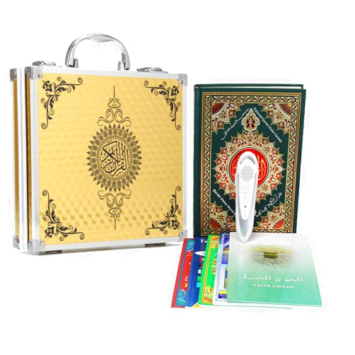 UUSOWARM Ramadan Digital Quran Reading Pen Muslim Gift 16GB Memory Downloading Reciters and Languages English Arabic Urdu French, 25 Reciters and Languages, 6 Books - Ideal Ramadan Gift for Kids and Adults