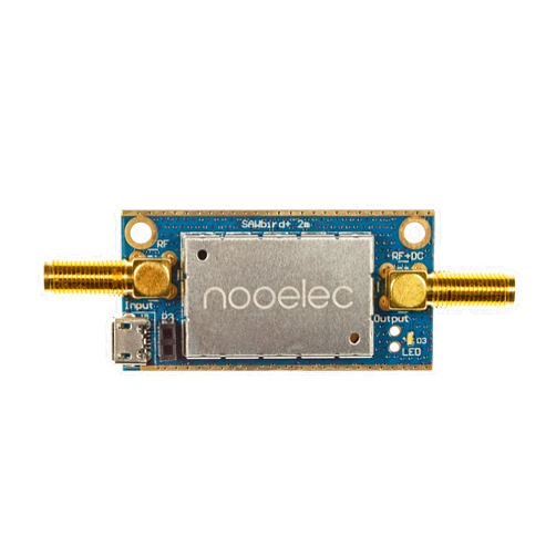 Nooelec SAWbird+ 2m barebones - Premium Dual Ultra-Low Noise Amplifier (LNA) & Saw Filter Module for 2-Meter Amateur Radio Band Applications. 145MHz Center Frequency