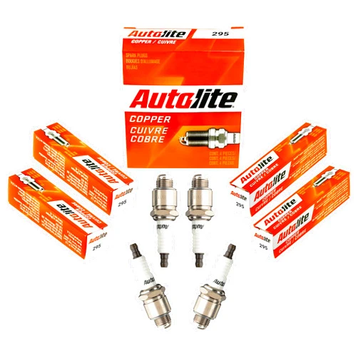 Autolite 295 Copper Non-Resistor Automotive Replacement Spark Plugs (4 Pack)