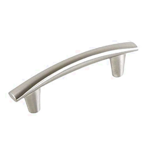 KH KINGSMAN HARDWARE Kingsman Bridge Series (Pack of 10) Zinc Alloy Drawer Pull Cabinet Handle (5-1/4 in., Brushed Nickel Finish)