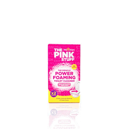 Stardrops - The Pink Stuff - The Miracle Power Foaming Toilet Cleaner - 2 Treatments - Self Activating Pink Foam