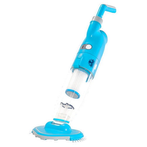 U.S. Pool Supply Handheld Pool Vacuum Cleaner - Manual Rechargeable Pool Vacuum for Above Ground Pools, Hot Tub Spa Vac - Cordless, Powerful Suction, Inground, Scrub Brush Head, Cleaning Leaves Debris