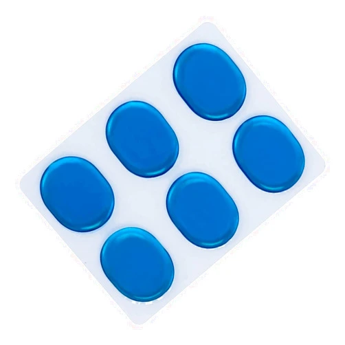 HENGRUNBANG 6 Pcs Drum Dampeners Silicone Drum Damper Pads Dampening Drum Mute Pads for Drums Tone Control