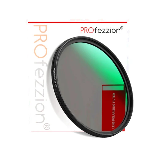 PROfezzion 58mm Circular Polarizer Filter for Canon EOS Rebel T7 T6 T8i T7i T6i T6s SL3 with EF-S 18-55mm Kit Lens, Ultra Slim Multi-Coated Circular Polarizing Filter 12 Layers CPL Camera Lens Filter