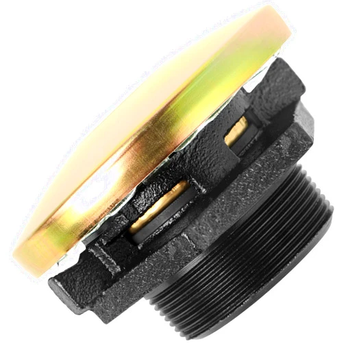 JYINCPED Transfer Tank Vented Fuel Cap w/Threaded Neck,Diesel Tank Cap with 2 Inch Base,Fuel Venting Pressure Gas Fill Lid for Diesel Transfer/Auxiliary/Storage Truck Tool Box