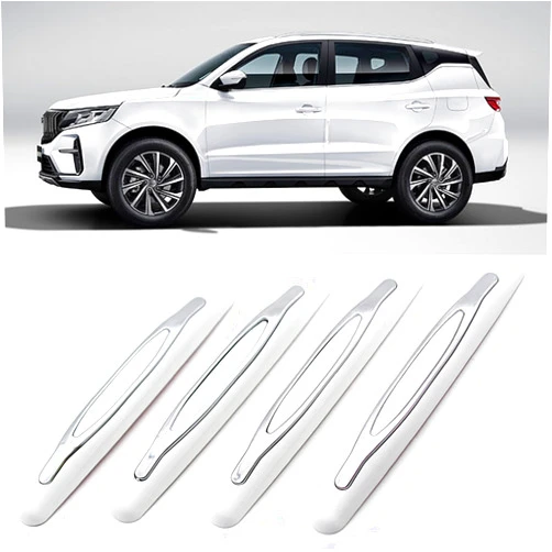Vahinix 4 Pcs Car Door Edge Guards Car Side Door Protector Suitable for Various Car Pads Door Shock Absorbers-White