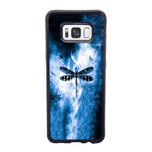 VUTTOO Case for Samsung Galaxy S8 - Dragonfly Case - Shock Absorption Protection Phone Cover Case